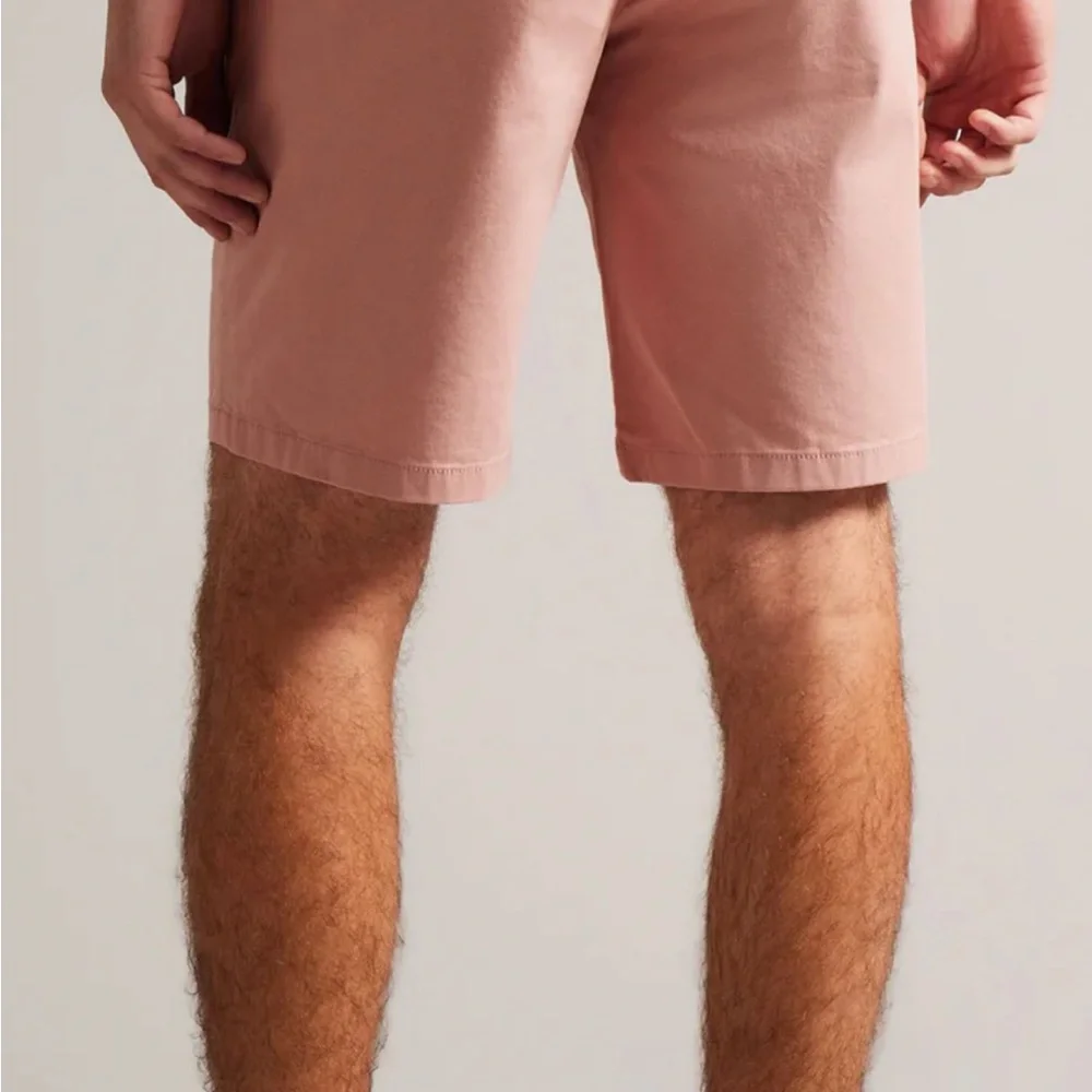 Ted Baker Light Pink Flat Front Shorts - Picture 3 of 8